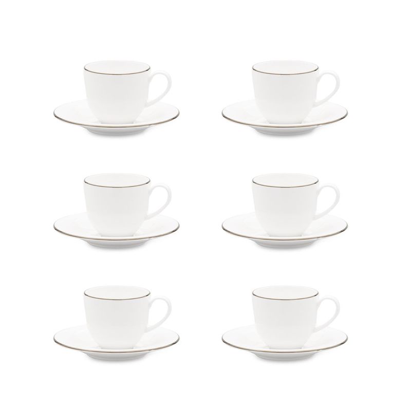 Xicaras-110-ml-com-Pires-para-Cafezinho-Strauss-Silver