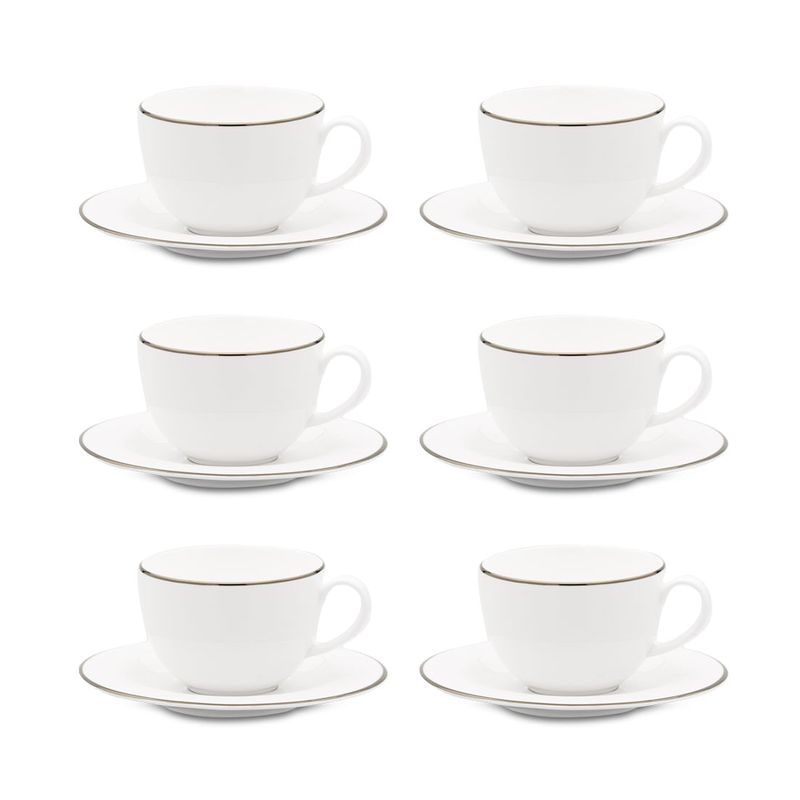 Xicaras-270-ml-com-Pires-para-Cha-Strauss-Silver