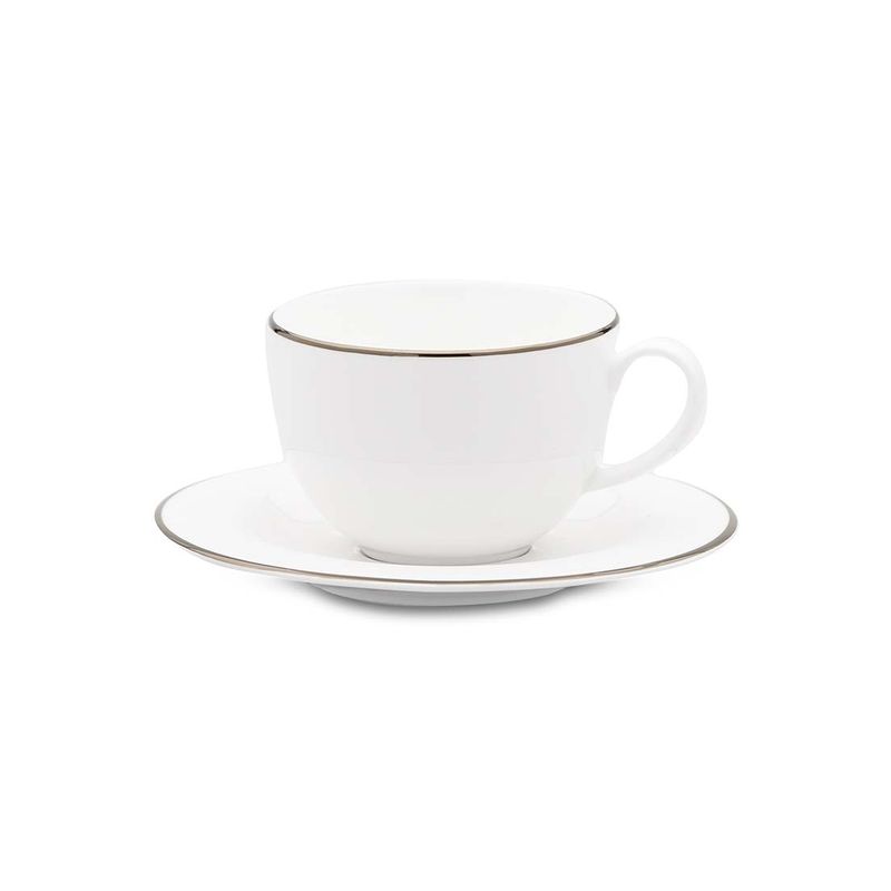 Xicaras-270-ml-com-Pires-para-Cha-Strauss-Silver