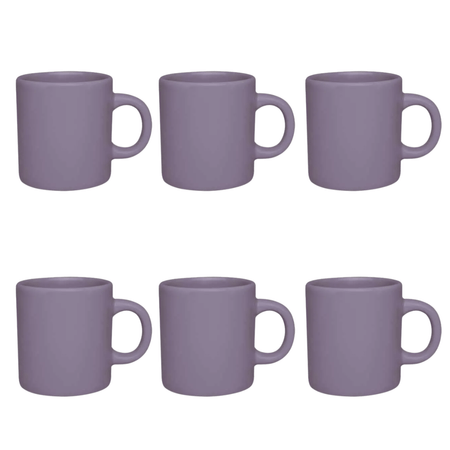 Jogo de 6 Canecas Az4 100 Ml Roxo