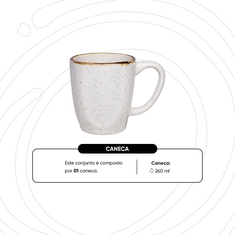 Caneca Ryo 260 Ml Oxford Maresia - Oxford Porcelanas
